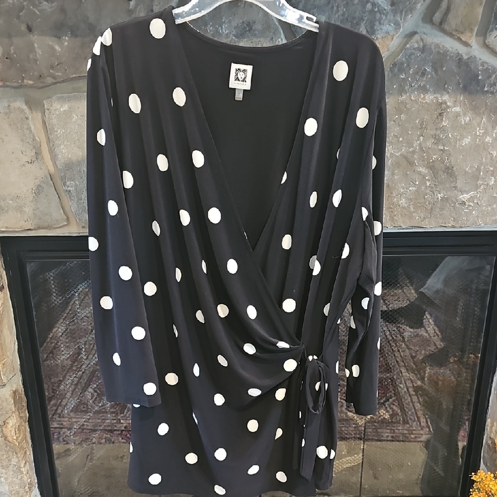 NWOT Anne Klein Wrap Top 2XL